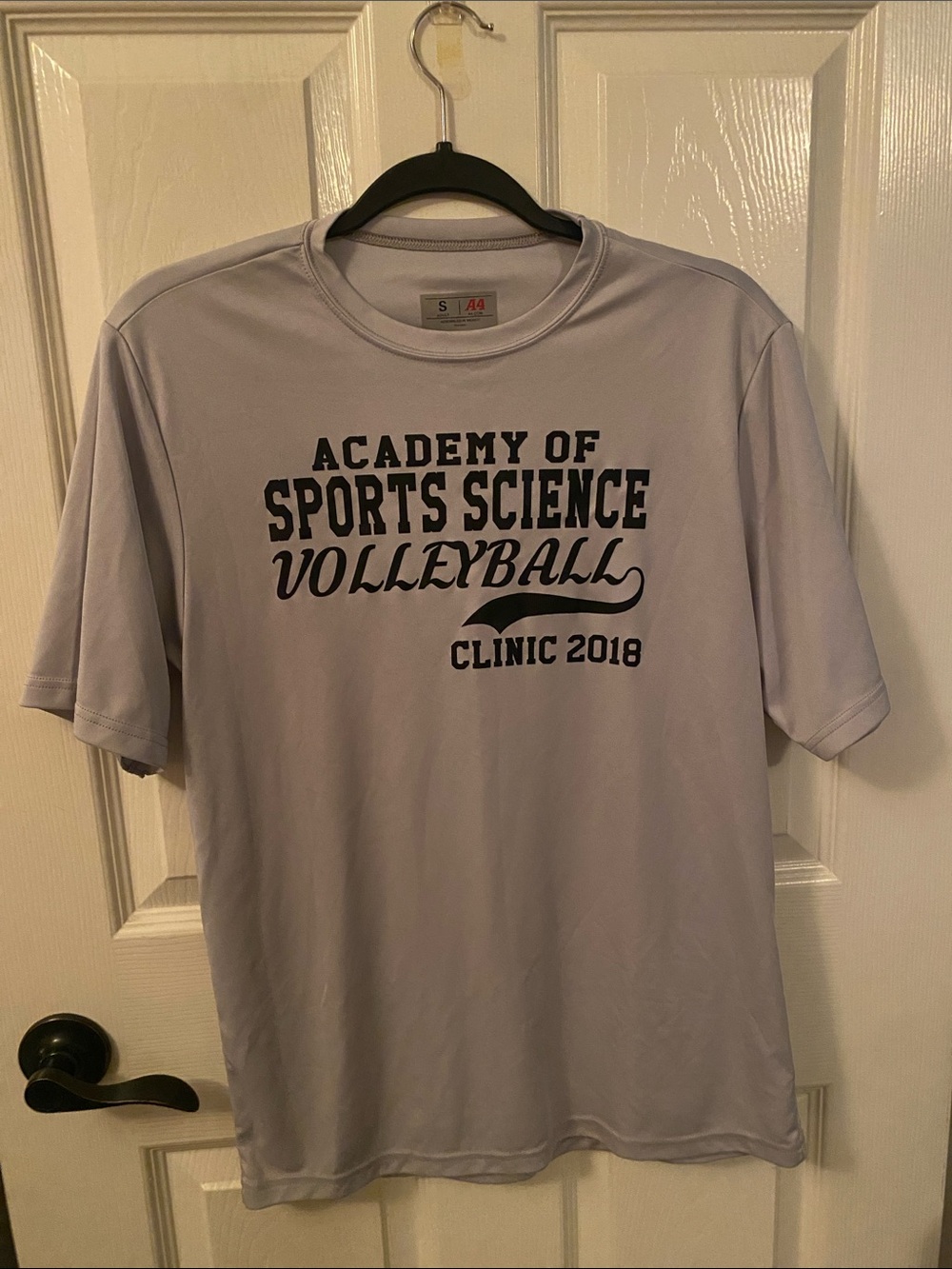 Academy of Sports Science Volleyball Clinic 2018 Short Sleeve Tee - Light Gray